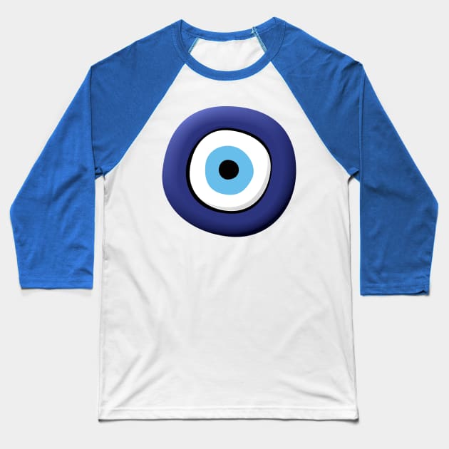 Greek Evil Eye Baseball T-Shirt by sifis